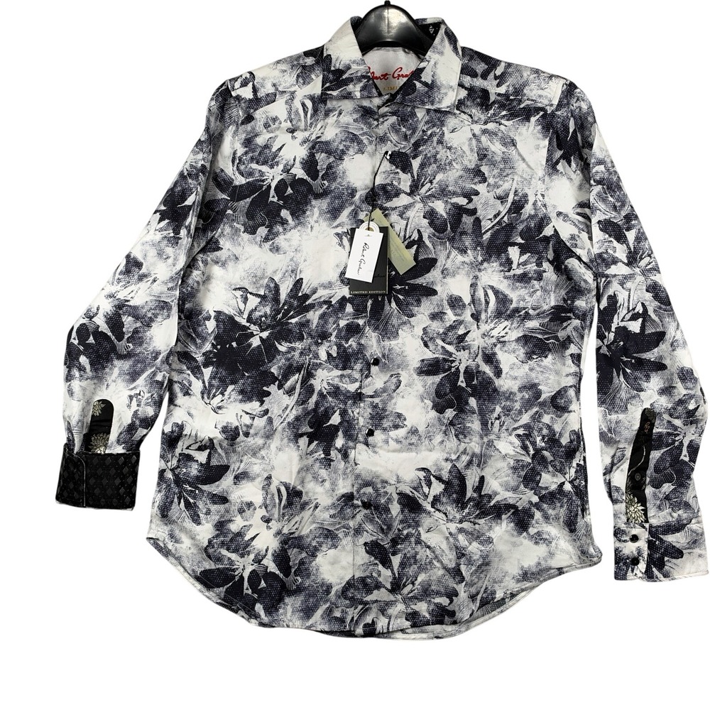 NEW Robert Graham THE BARBINO LIMITED EDITION SILK SHIRT Medium